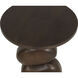 Paplo 21 X 19 inch Medium Brown End Table